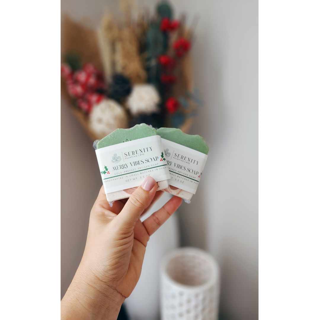 Jabón Artesanal Merry Vibes Soap